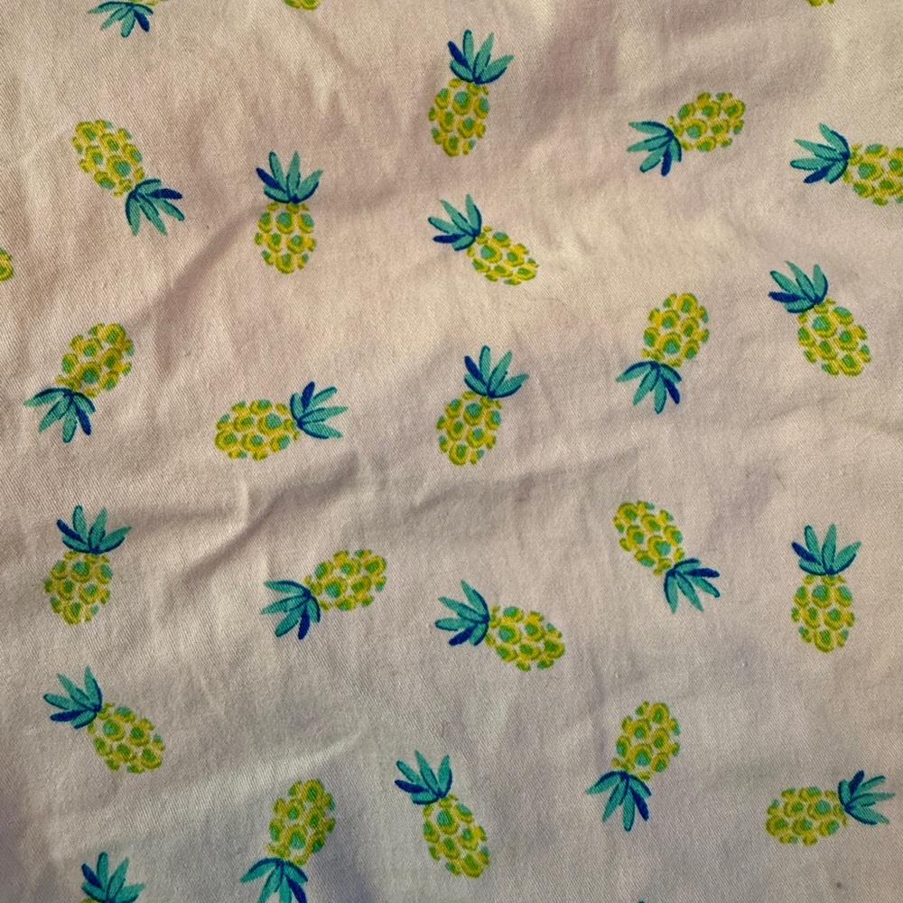 Women’s Caribbean Joe Pineapple Print Shorts - Size 14 - Picture 3 of 7